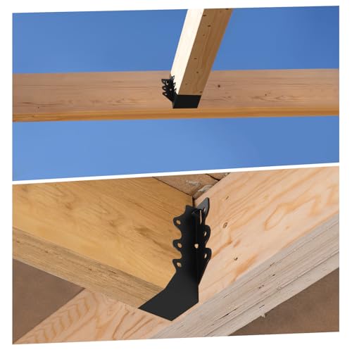 16 Pack 2x6 Joist Hanger Face Mount 20 Gauge Steel Roof Beam Connector - size: 16 PCS, style: 2''X6''