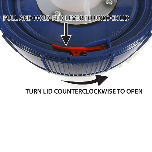Assembled Quick Click Dust Separator with 5 Gallon Locking Collection Bin - style: w/ 5 Gallon Bin