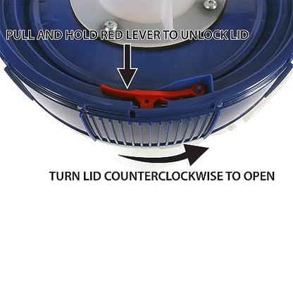 Assembled Quick Click Dust Separator with 5 Gallon Locking Collection Bin - style: w/ 5 Gallon Bin