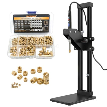 Vertical Heat Set Insert Tool Press for Large Plastic & 3D Print Components - color: Zw12xl+