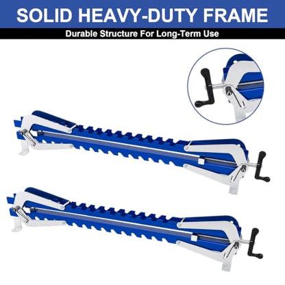 40 Inch Panel Clamp 4-Way Pressure Parallel Clamps (2 Pack Blue) - size: 2-40inch