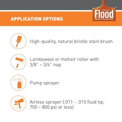 Flood CWF-UV 1 gal Honey Gold Transparent Exterior Wood Stain & Sealer - color: Honey Gold, size: 1 Gallon, style: Transparent