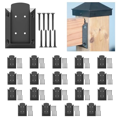 20pcs Deck Railing Connectors for 2x4 Wood Post KF4013