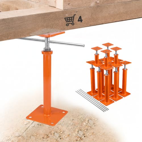 4 Pack House Floor Jacks, 16"-21" Height Range, 11023 LBS Max Load - size: 16"-21"