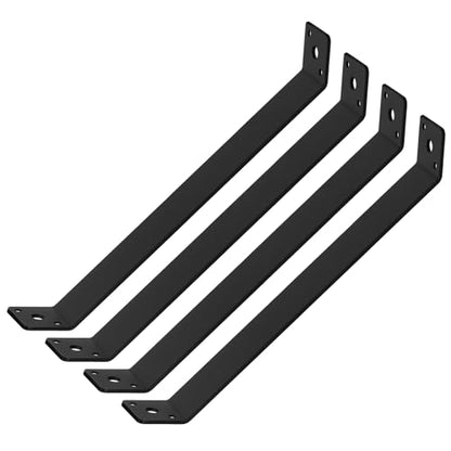 4 Pack 13-3/4" x 1-1/2" 45-Degree Angle Bracket for Post Pergola - size: 13-3/4" x 1-1/2"