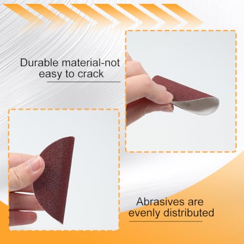 SPEEDWOX 100PCS 3" 80 Grit Sanding Discs, Hook and Loop No Hole Sandpaper - style: 80-Grit