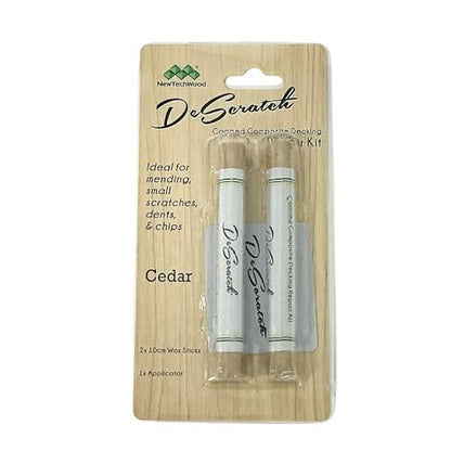 DeScratch Composite Decking Repair Kit (Japanese Cedar) - color: Japanese Cedar