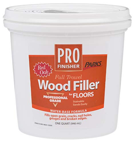 Rust-Oleum 138914 Parks Pro Finish Floor Filler, Quart, Red Oak - color: Red Oak