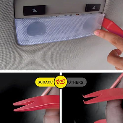 GOOACC Auto Trim Removal Tool Kit No-Scratch - color: 4PCS Trim Removal Tool Red
