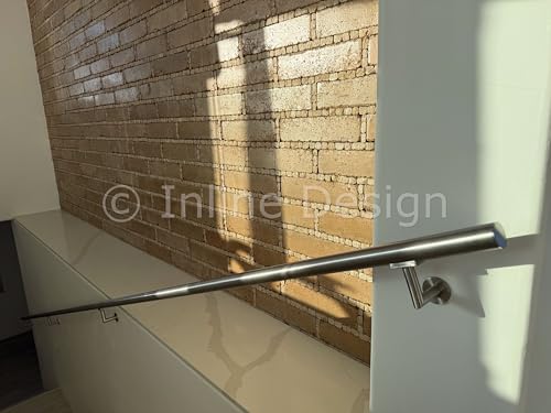 Handrail Bracket Stainless Steel 316 Luminous Quasar (Satin Stainless Steel) - color: Satin Stainless Steel