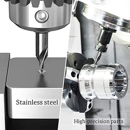 1/4" Center Drill Countersink Lathe Bit Mill Tool HSS Countersinks 10Pcs - size: 1/4" 10pcs