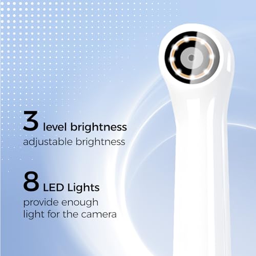 2025 New Wireless HD Endoscope Camera with 8 Adjustable LED Lights, Portable Inspection Camera Compatible with Android & iPhone