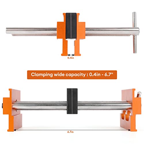Self Centering Dowel Jig Kit Max 6.8'' Elongated Jaws & Extra-Wide Clamp