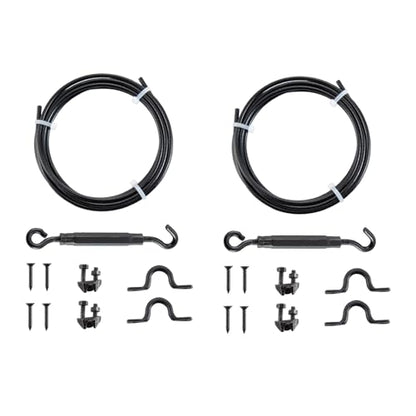 HOME MASTER HARDWARE Anti Sag Gate Kit for Wooden Fence, Black, 2 Pack - color: Black, size: 2 Pack