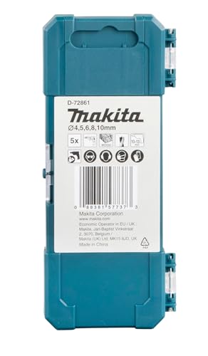 Makita D-72861 Wood Drill Bit Set 5 Piece