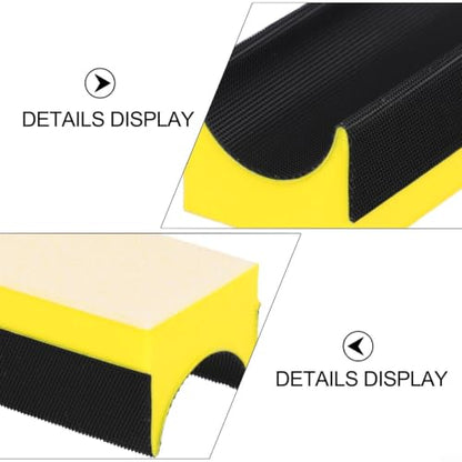 Soft Foam Sanding Block For Wood, Interchangeable Pads For Moldings - size: 86415
