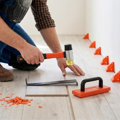 23Pcs Wood Flooring Installation Tool Kit with Ergonomic Handle Laminate