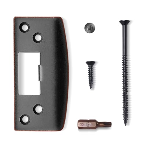 Oversized Door Strike Plate, Extra Large Striker Plate, Heavy Duty - color: Oil Rubbed Bronze, size: 1 Pack