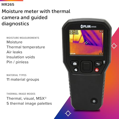 FLIR MR265 Moisture Meter and Thermal Imager with MSX - style: MR265