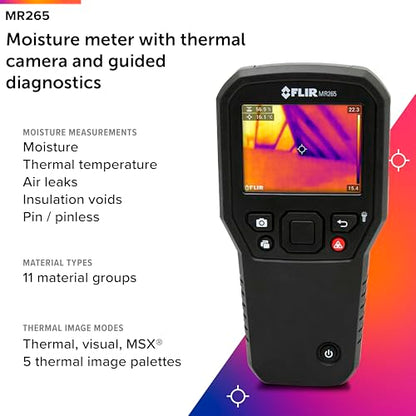 FLIR MR265 Moisture Meter and Thermal Imager with MSX - style: MR265