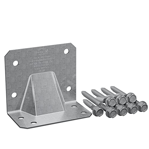 Simpson Strong-Tie Hurricane Tie - 14 Ga. Steel, Case of 6, 10 Pack Each - 2 in. H x 3.5 in. W