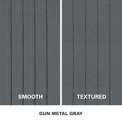 KILZ Over Armor Textured Solid Coating Resurfacer, Gun Metal Gray, 1 Gallon - color: Gun Metal Gray, style: Textured