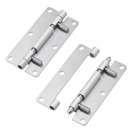4Inch Quick Release Hinge, 304 Stainless Steel, Detach 4 PCS