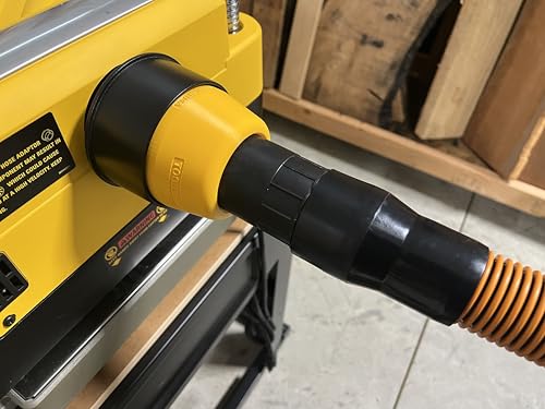 2 1/2 Hose Adapter Compatible with Dewalt DW735 & DW735x Planer - Made in USA! - size: 2-1/2" Hose
