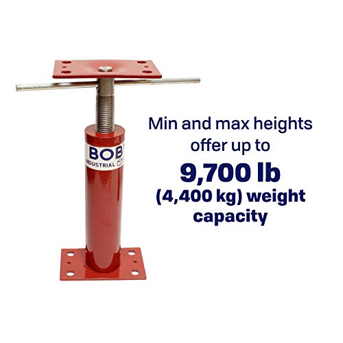 BISupply House Jacks for Leveling Crawlspace 3 Pack - 12 to 16 inch Adjustable Support Beam Basement Jack Post - Floor Lifting Joist Beam Brace for Cellar Ceiling - Screw Pole Jack - size: 16 in, 3 pack