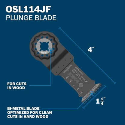 Bosch OSL005C 5 pc. Starlock® Oscillating Multi-Tool Accessory Blade Set - style: Industrial