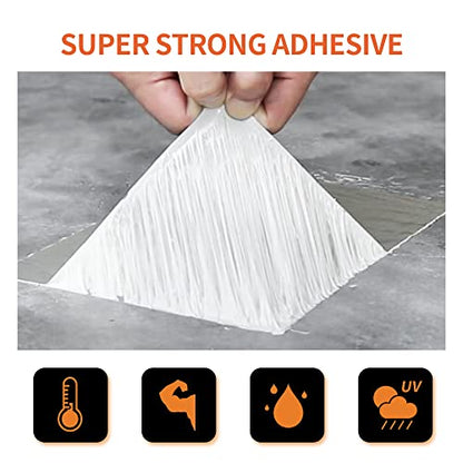 TAPEBEAR Butyl Tape Aluminum Waterproof Sealing Tape 8" x 16Feet - size: 200mm x 5m