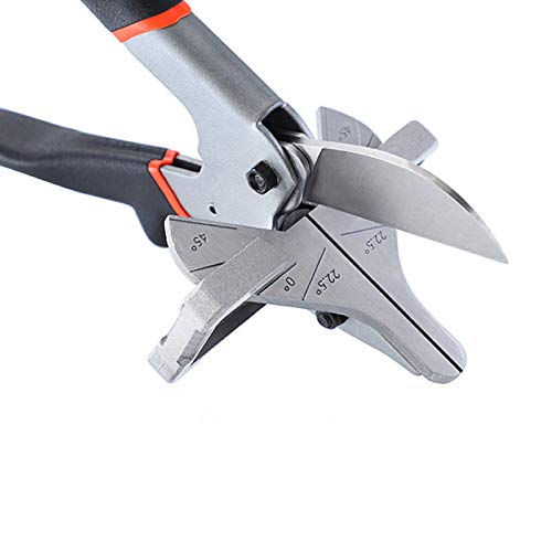 Multi Angle Miter Shear Cutter Hand Tools, 0-135 Degree Adjustable Angle Scissors Trim Shears Multipurpose Cutting Tool - color: 0-135 Degree Adjustable Shear Cutter
