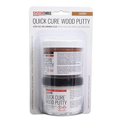 SYSTEMTHREE Quick Cure Putty, Cherry, 8-oz Kit - color: Cherry, size: 1 Count (Pack of 1)