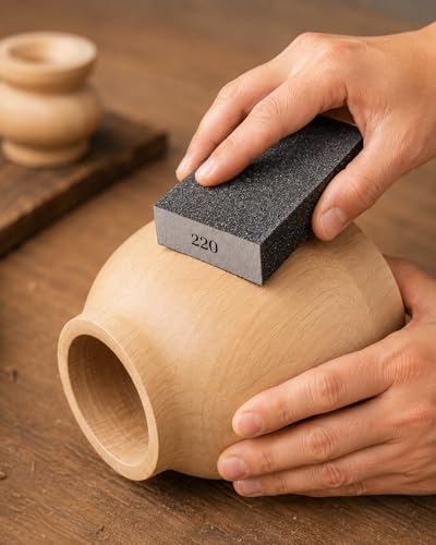 12Pcs Sanding Block Sponge Set, Reusable Sandpaper for Wood & Drywall - color: Deep Gray