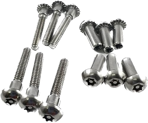 Harris Hardware 90202 Stainless Torx T27 Security Fasteners for 1.25" Panel