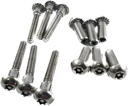 Harris Hardware 90202 Stainless Torx T27 Security Fasteners for 1.25" Panel