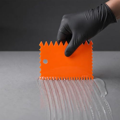 NQEUEPN 6Pcs Glue Spreader Set, Plastic Epoxy Resin Spreader Tool