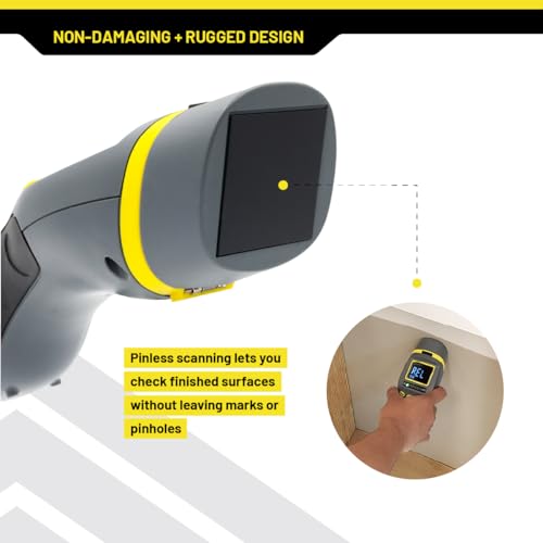 General Tools MM9 Moisture Meter for Wood, Walls & Drywall Detection - size: Pin & Pinless