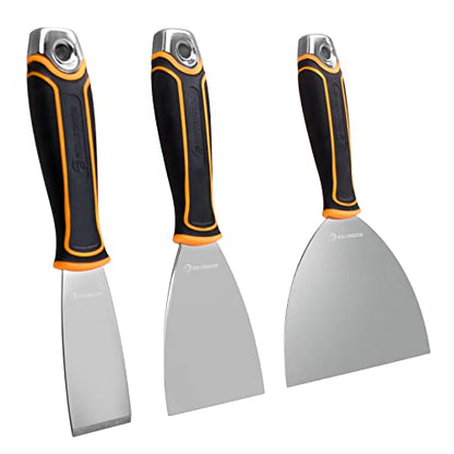 ROLLINGDOG 3PC Putty Knife Set (1.5", 3", 6")