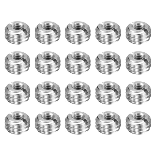 HARFINGTON 20pcs Thread Repair Inserts M10 x 1.5 Male to M5 x 0.8 Female Thread 6mm Long Stainless Steel Reducing Nuts Metric Self Tapping Sleeves Threaded Reducer Industrial Fasteners - size: M10 x 1.5 Male to M5 x 0.8 Female x 6mm