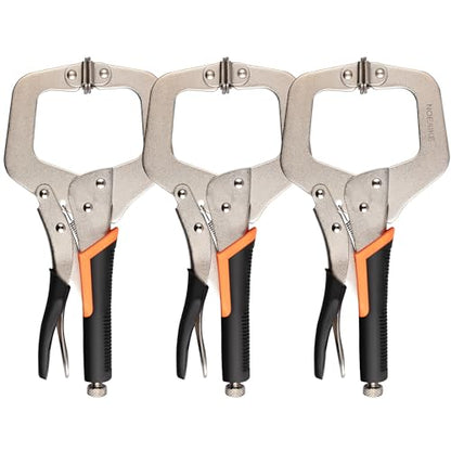 3-Pack 11 Inch Locking Pliers Heavy Duty Vice Grips for Welding