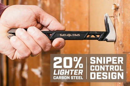 Spec Ops Tools Nail Puller Cats Paw Pry Bar for Prying, Demolition & Nail Pulling, High-Carbon Steel, 8 Inch - size: 8 Inch Claw Bar