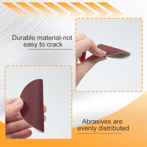 SPEEDWOX 100PCS 3" 150 Grit Sanding Discs, Hook and Loop No Hole Sandpaper - style: 150-Grit