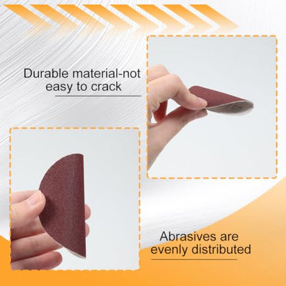 SPEEDWOX 100PCS 3" 150 Grit Sanding Discs, Hook and Loop No Hole Sandpaper - style: 150-Grit