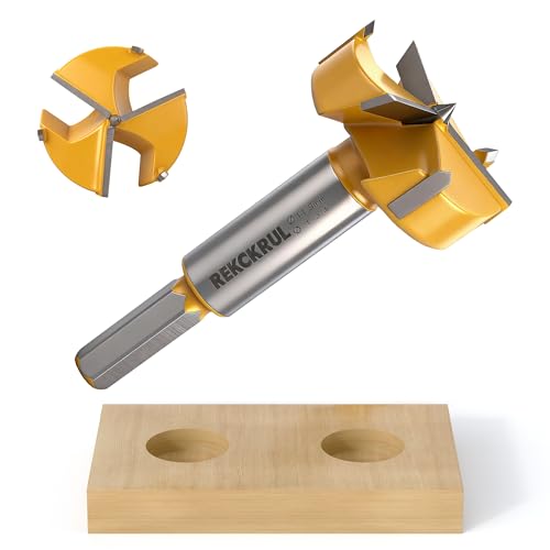 1-3/4" | 44.5mm Triple Flute Tungsten Carbide Forstner Drill Bit (Hex) - size: 1-3/4" | 44.5mm