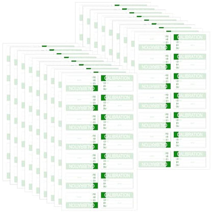 Harloon 210 Pcs Self Laminating Calibration Labels 0.5"x1" - size: 0.5"x1"
