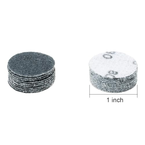 113PCS 1 Inch Sanding Discs Set, 60-800 Grit with 1/8 Shank Backing Pad - size: 1inch