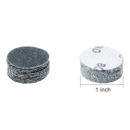 113PCS 1 Inch Sanding Discs Set, 60-800 Grit with 1/8 Shank Backing Pad - size: 1inch