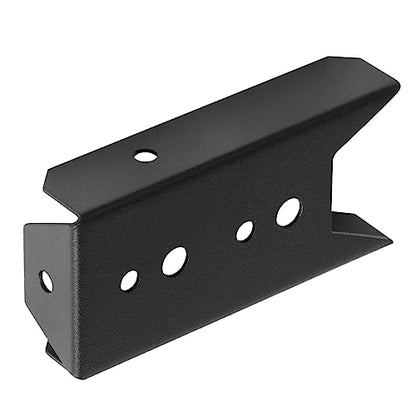 GBGS 20 Pack 2x4 Fence Brackets for Wood Railing,Black,18 Gauge