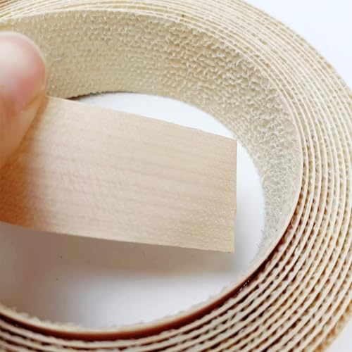 Real Birch Wood Veneer Edge Banding Tape,1 inch×13ft Preglued Iron On Edging Band Roll with Self Hot Melt Adhesive, Prefinished Flexible Edgebanding Strip for Laminate Furniture Cabinet Repair - style: Birch